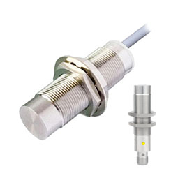 M18 stainless steel all metal non-flush inductive proximity switch