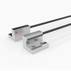 Optical fiber tube with integrated stand